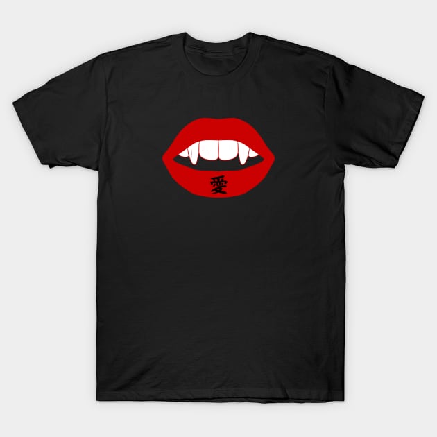 Love Bite Vampire Lips T-Shirt by Sugoi Otaku Gifts